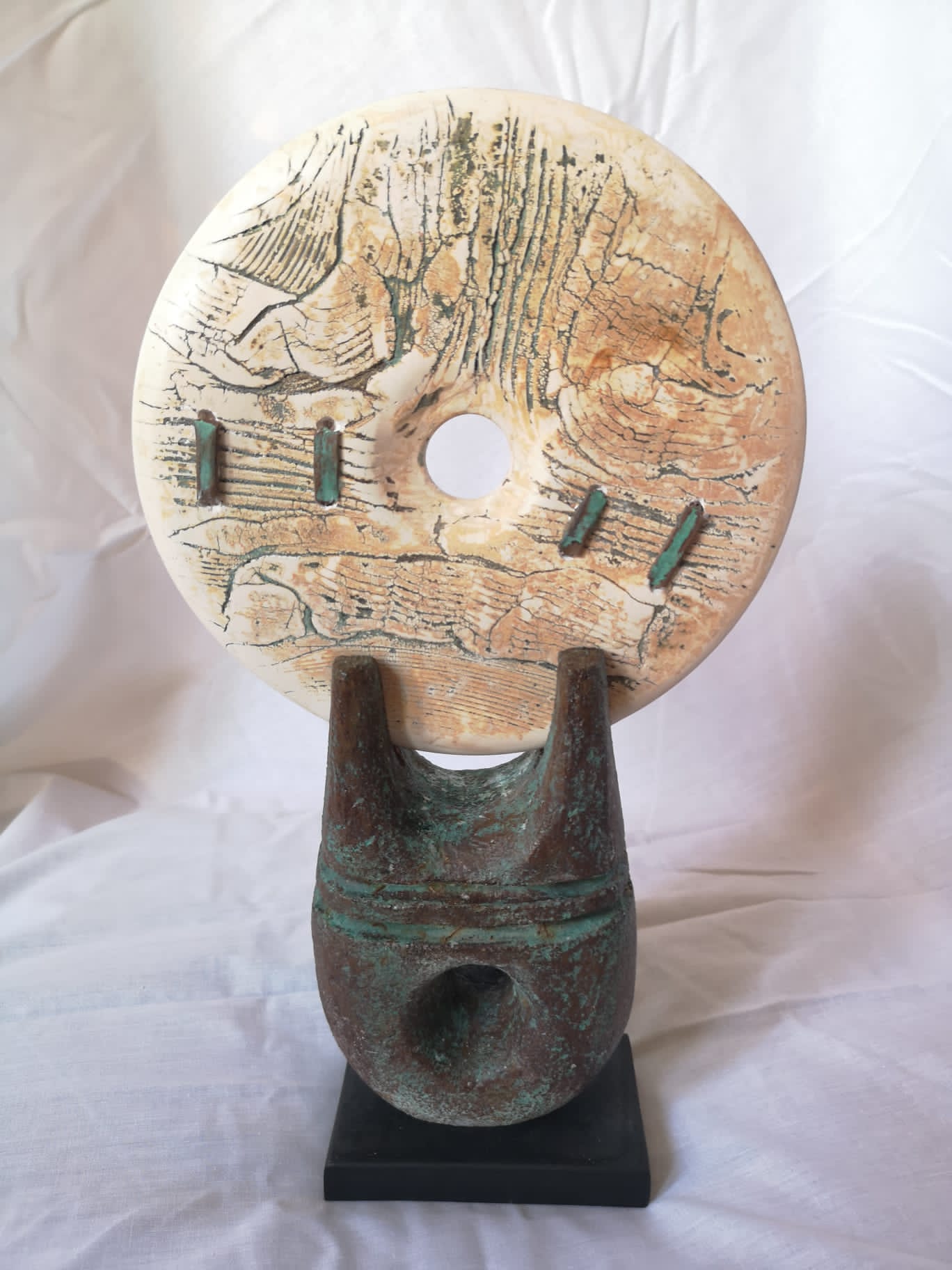 Hayes, Peter - Small Ceramic Disc (College Farm Collection)