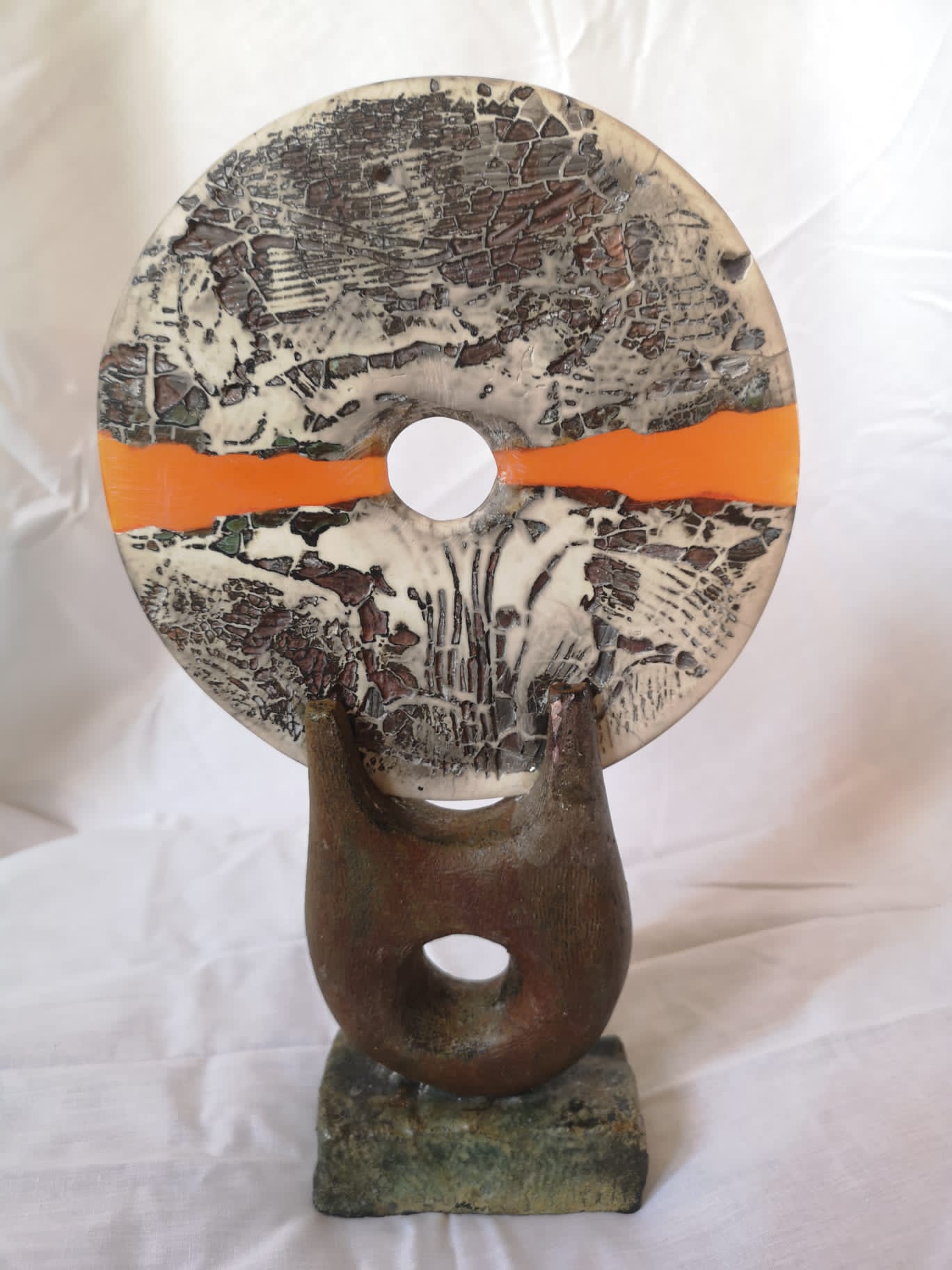 Hayes, Peter - Small Ceramic Disc (College Farm Collection)