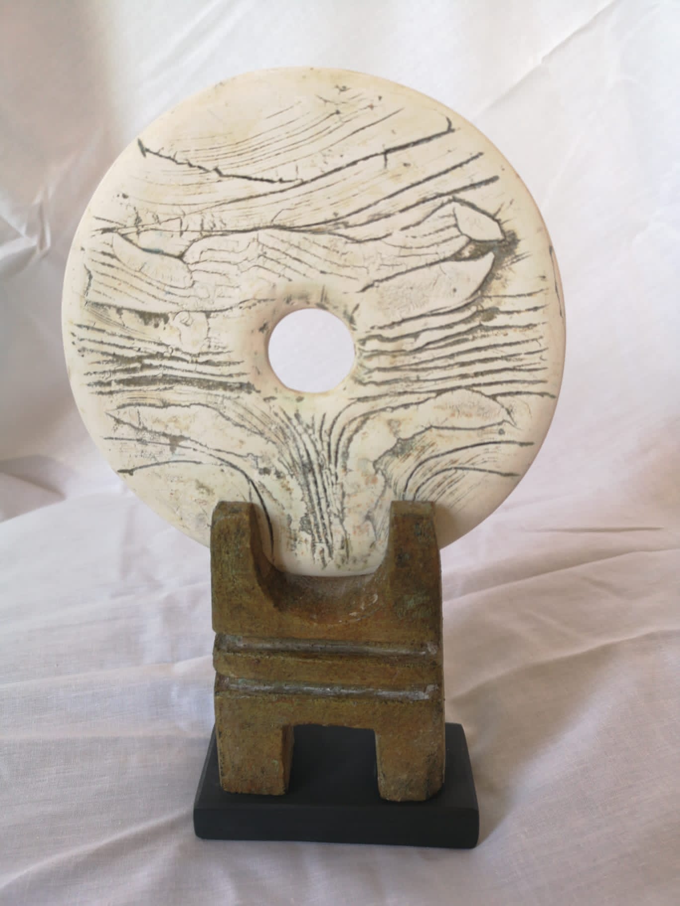 Hayes, Peter - Small Ceramic Disc (College Farm Collection)