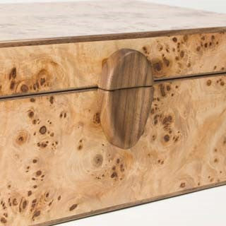 Pearce, Jonathan – Poplar Oak Jewellery Box | Jonathan Pearce | Primavera Gallery