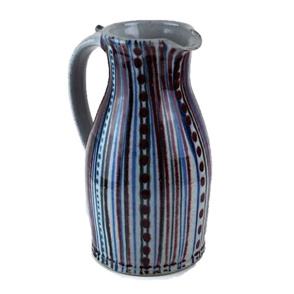 Goldsmith, Robert – Large Jug with Red, Blue and Green Glaze | Robert Goldsmith | Primavera Gallery
