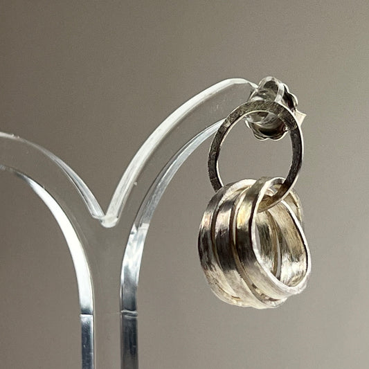 Allsopp, Disa - Silver tagliatelle earrings