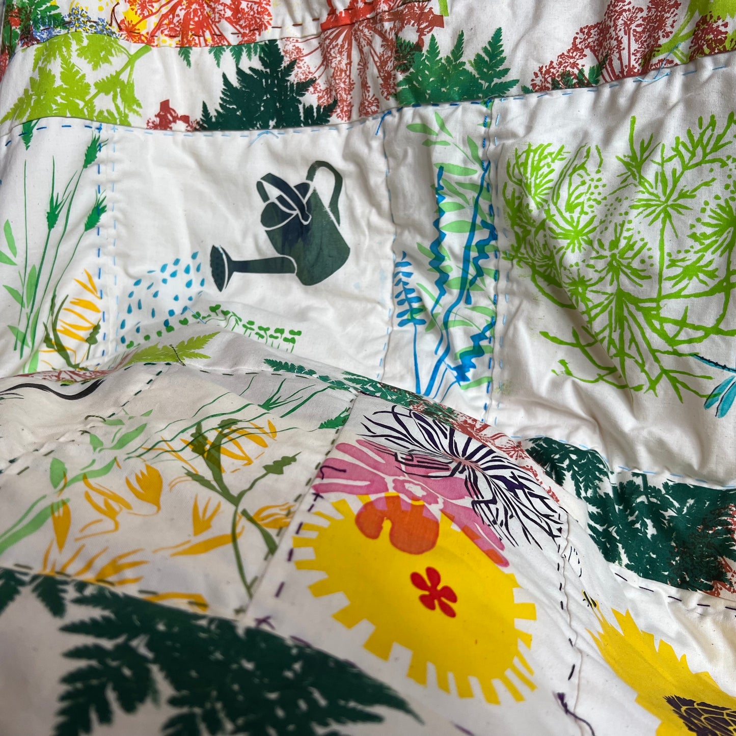 Textured quilt by Sarah Ruff