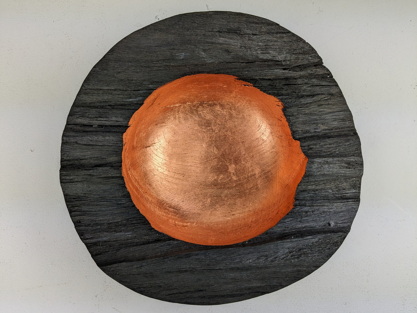 Mills, Richard – Bog oak, copper sculpture