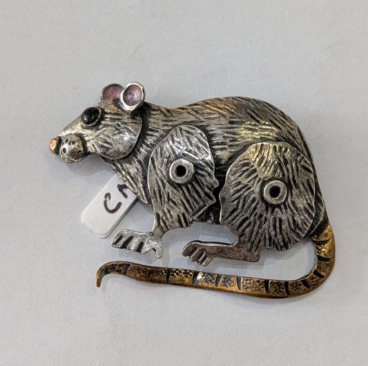 Mather, Carol- Rat Brooch