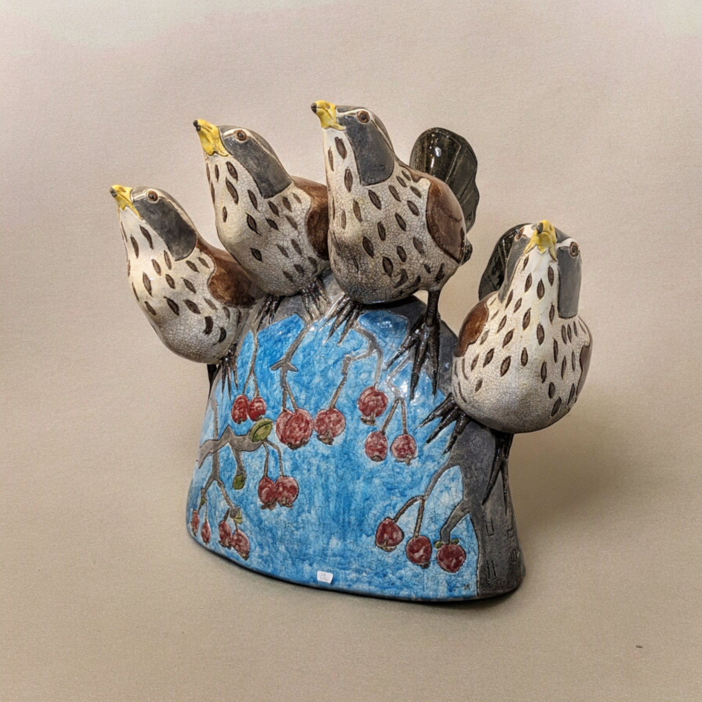 Hale, Jennie - Ceramic Fieldfare Bird Sculpture