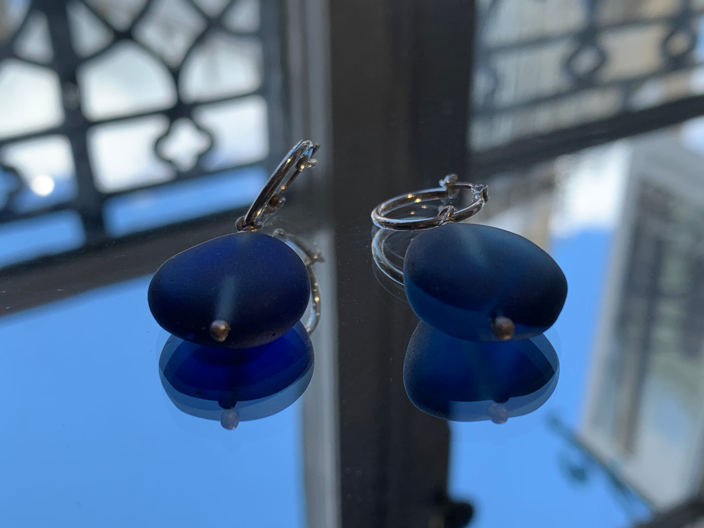 Cowen, Gina – Deep Blue Sea Glass Earrings