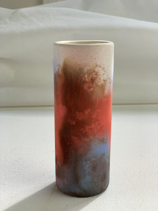 Wolfe Murray, Tessa – Blue/Red Bud Vase