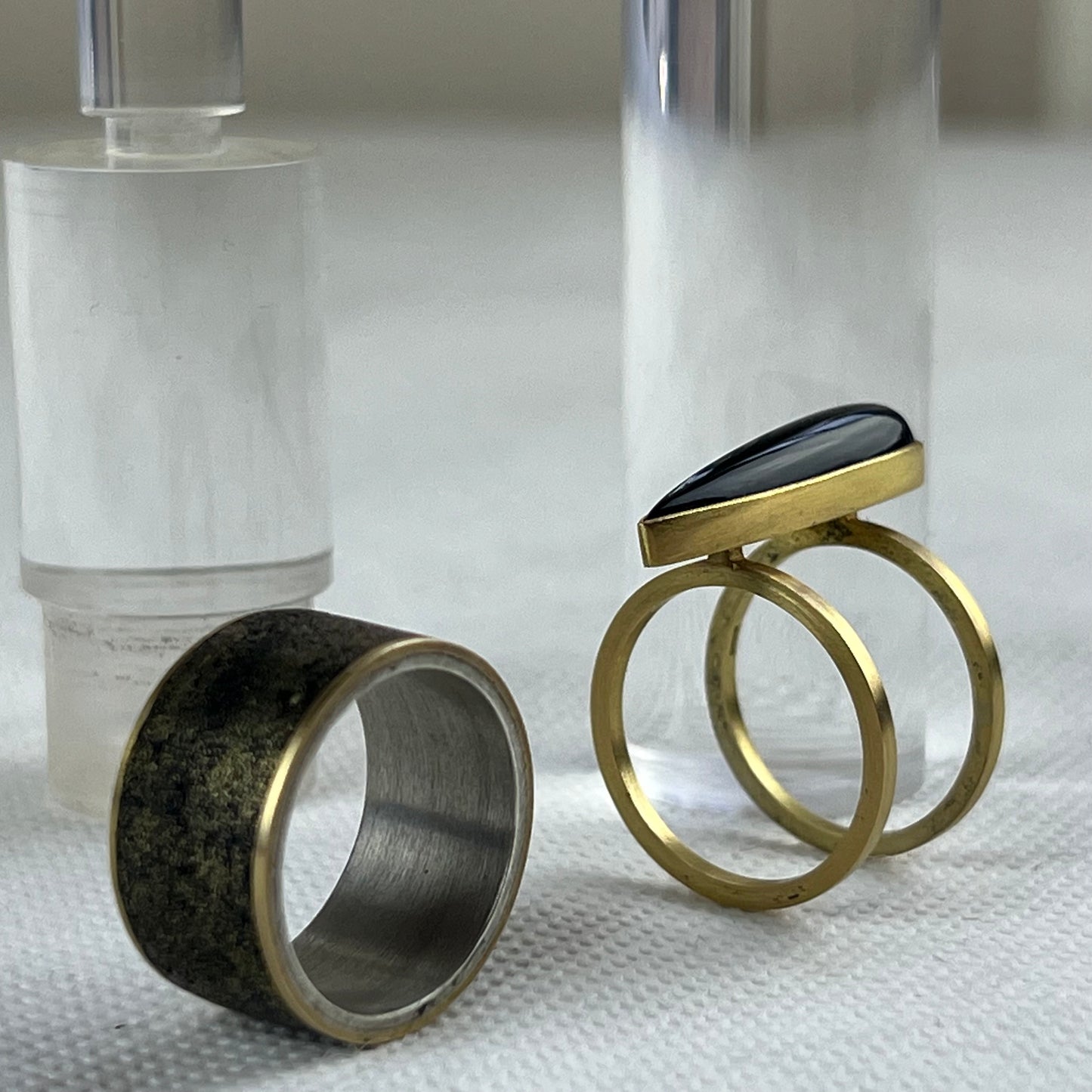 Ramshaw, Wendy - Onyx, two part ring set