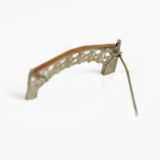 Ambery-Smith, Vicki – Silver and Gold Brooch, Mathematical Bridge | Vicki Ambery-Smith | Primavera Gallery