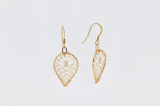 Francesca, Tamsin - Gold vermeil drop earrings