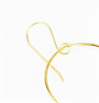 Bruun, Birgitte – Gold Hook Circular Earrings | Birgitte Bruun | Primavera Gallery