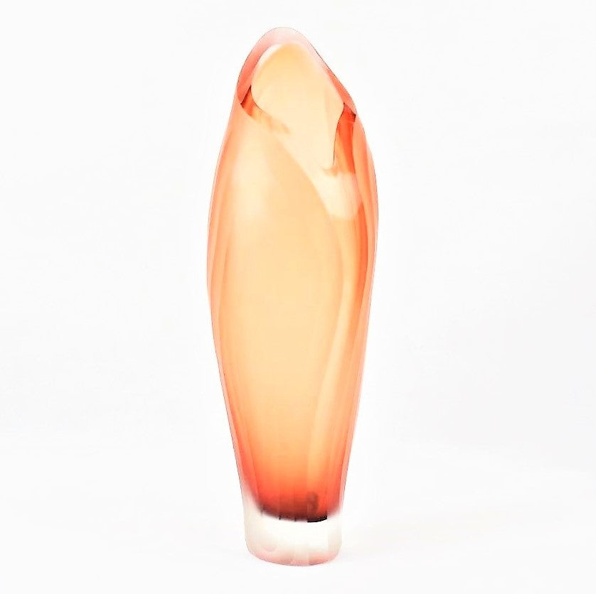 Hough, Catherine – Coral Glass Vase | Catherine Hough | Primavera Gallery