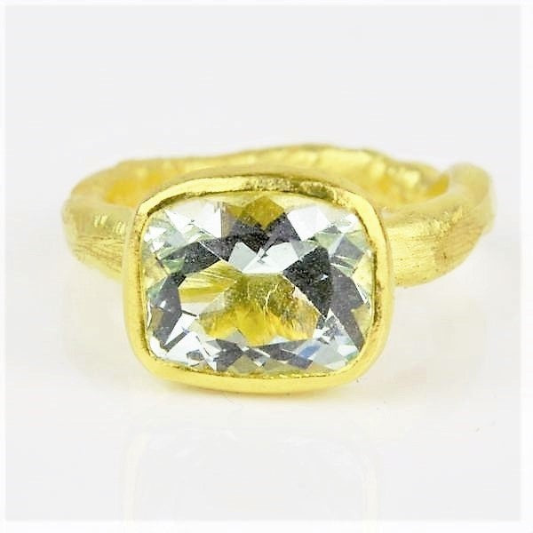 Allsopp, Disa – Gold Aquamarine Ring | Disa Allsopp | Primavera Gallery