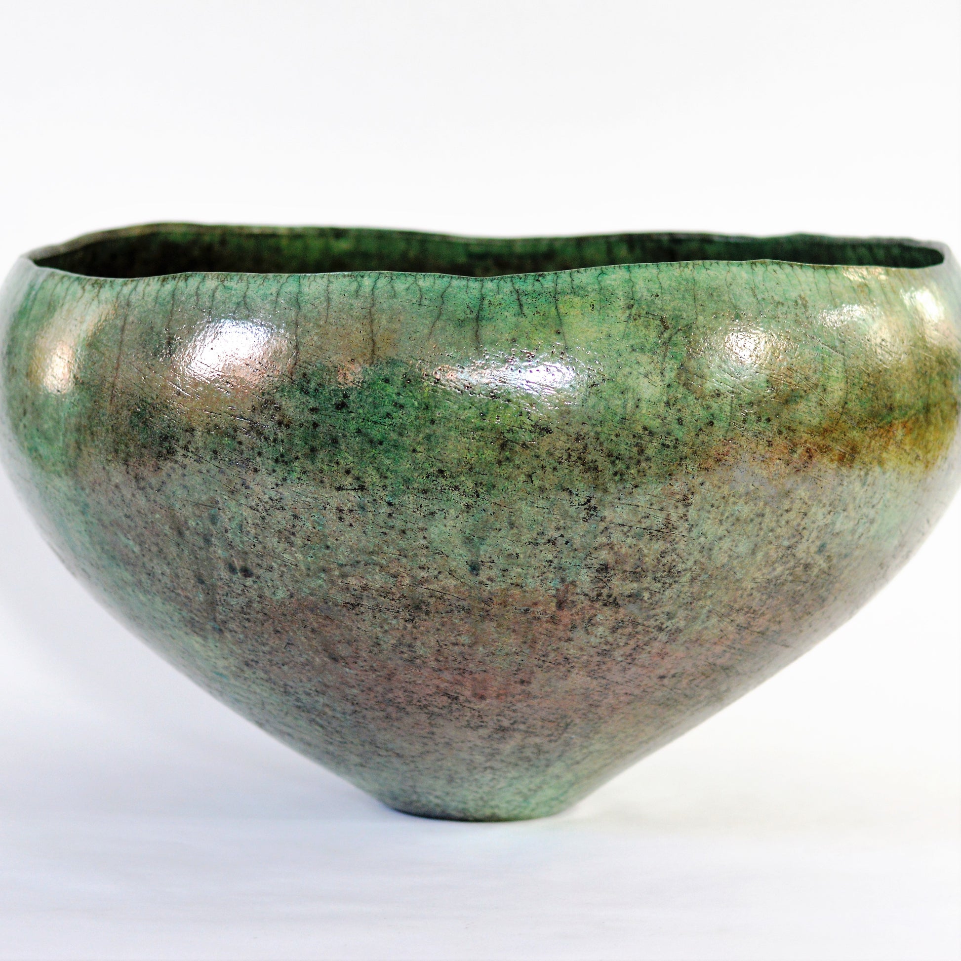 Murfitt, Stephen – Green Ceramic Vessel | Stephen Murfitt | Primavera Gallery