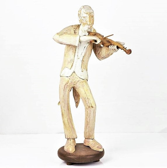 Mainwaring, John - Wooden Violinist | John Mainwaring | Primavera Gallery