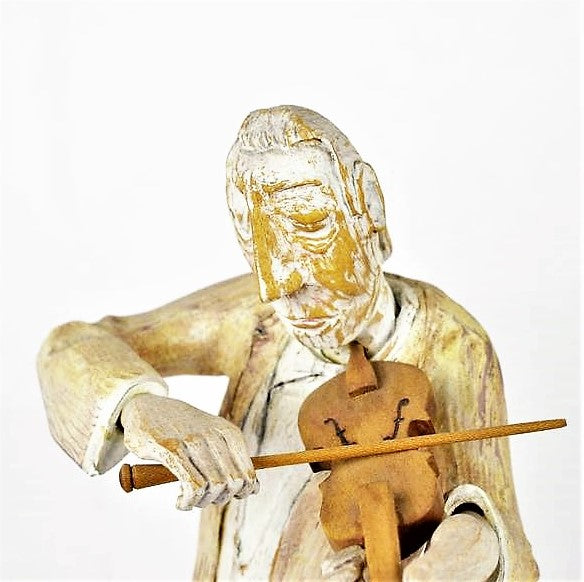 Mainwaring, John - Wooden Violinist | John Mainwaring | Primavera Gallery