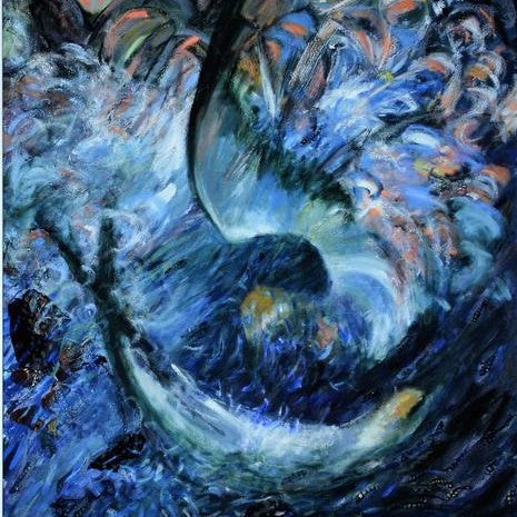 Thomas, Jean – Gannets in Water at Grassholm | Jean Thomas | Primavera Gallery