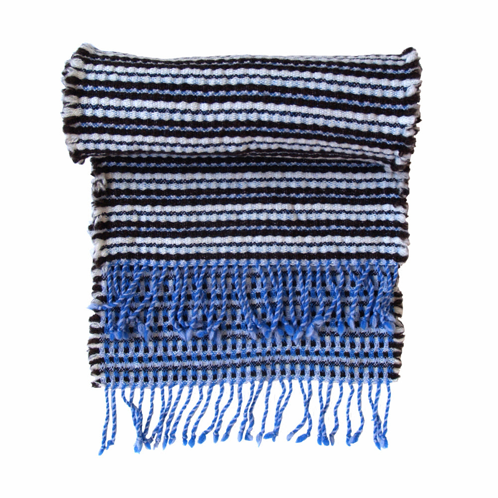 Grierson, Charlotte – Blue Woollen Scarf | Charlotte Grierson | Primavera Gallery