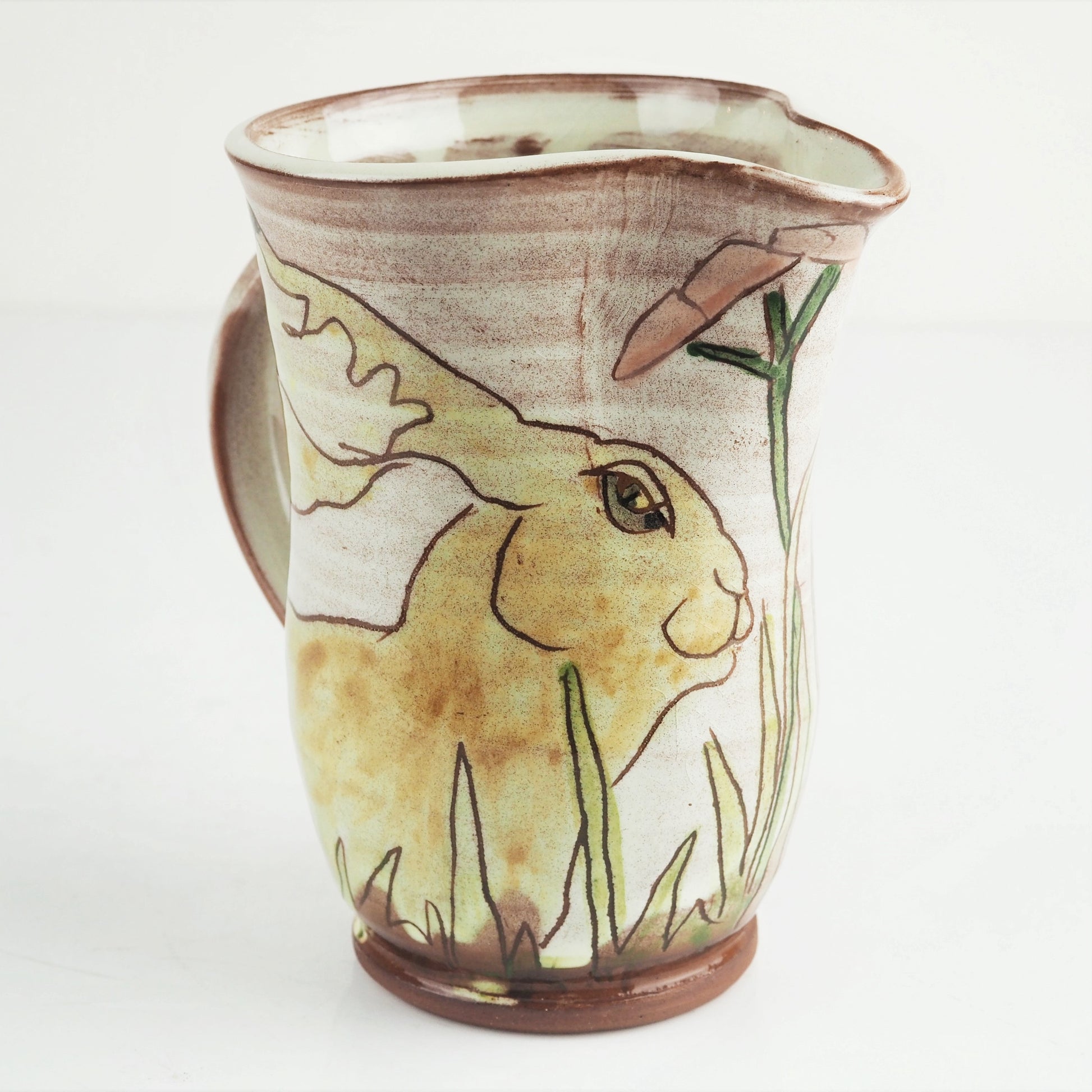 Hale, Jennie – Decorated Earthenware Jug | Jennie Hale | Primavera Gallery