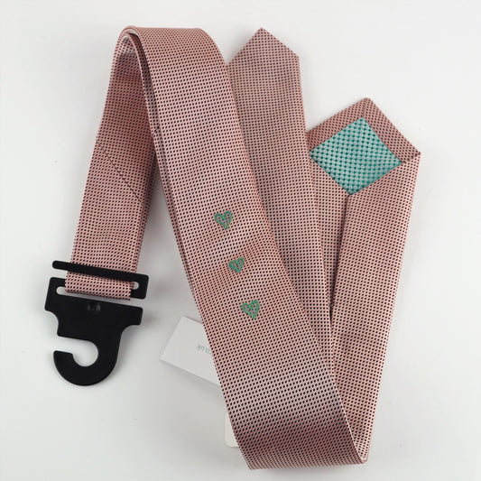 Beresford, Sarah – Blush Pink Tie With Hearts | Sarah Beresford | Primavera Gallery