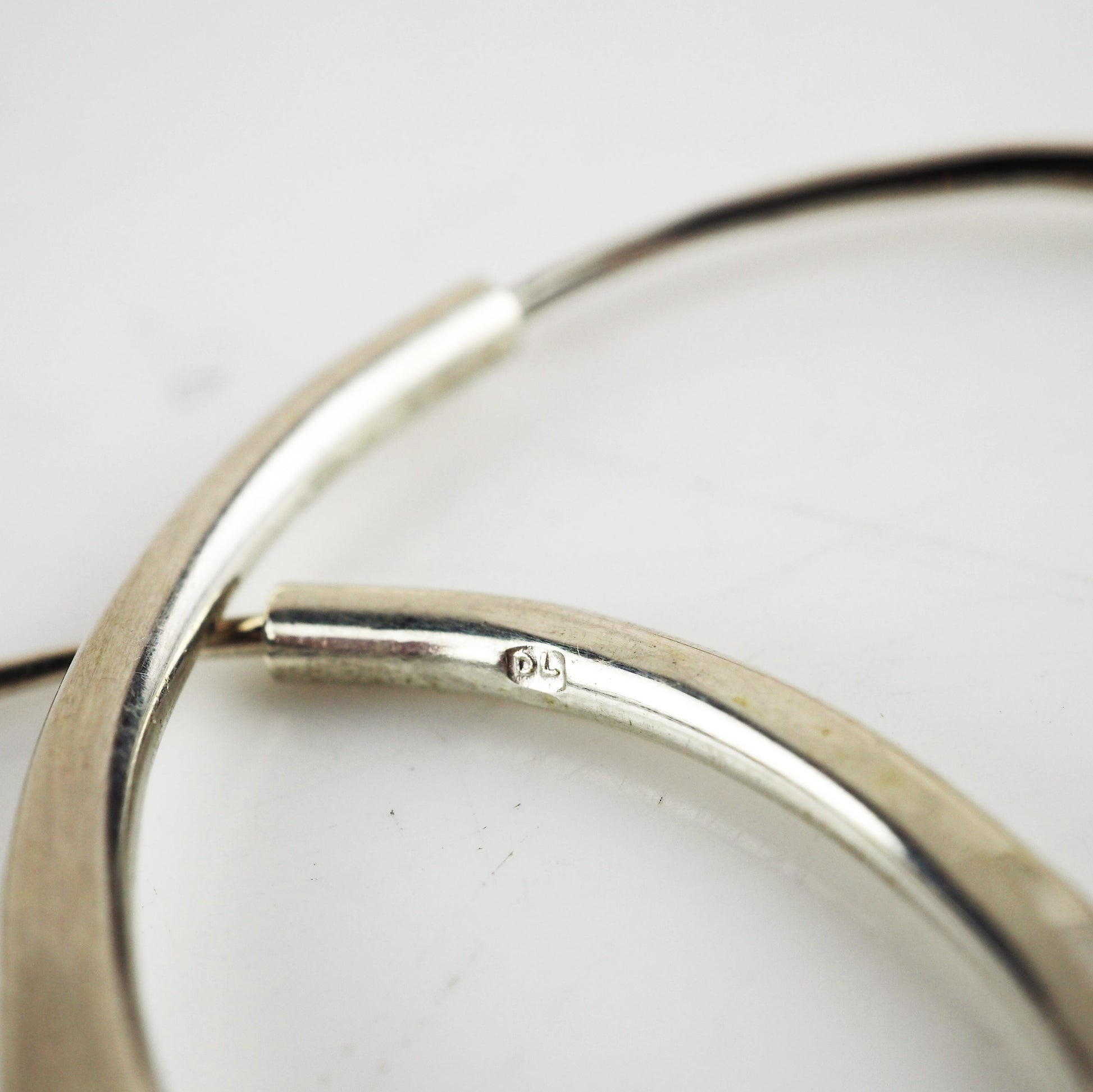 Lever, David - Small Silver Hoops | David Lever | Primavera Gallery