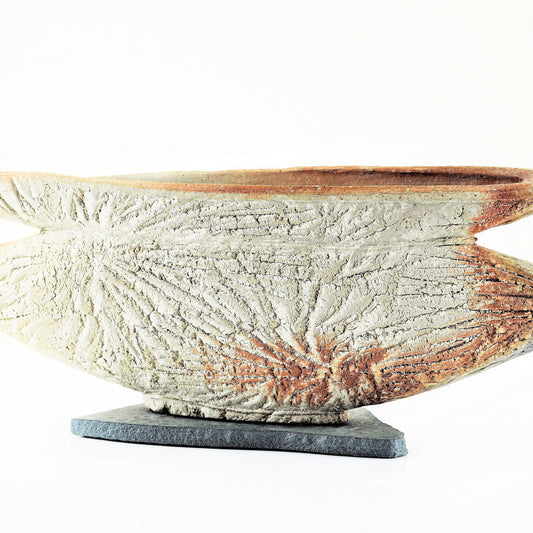 McWilliam, Martin – Wide Beige Vessel | Martin McWilliam | Primavera Gallery