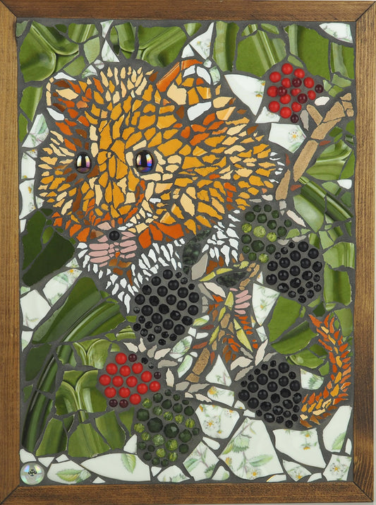 Morrell, Imogen - Dormouse, Blackberry Picking | Imogen Morrell | Primavera Gallery