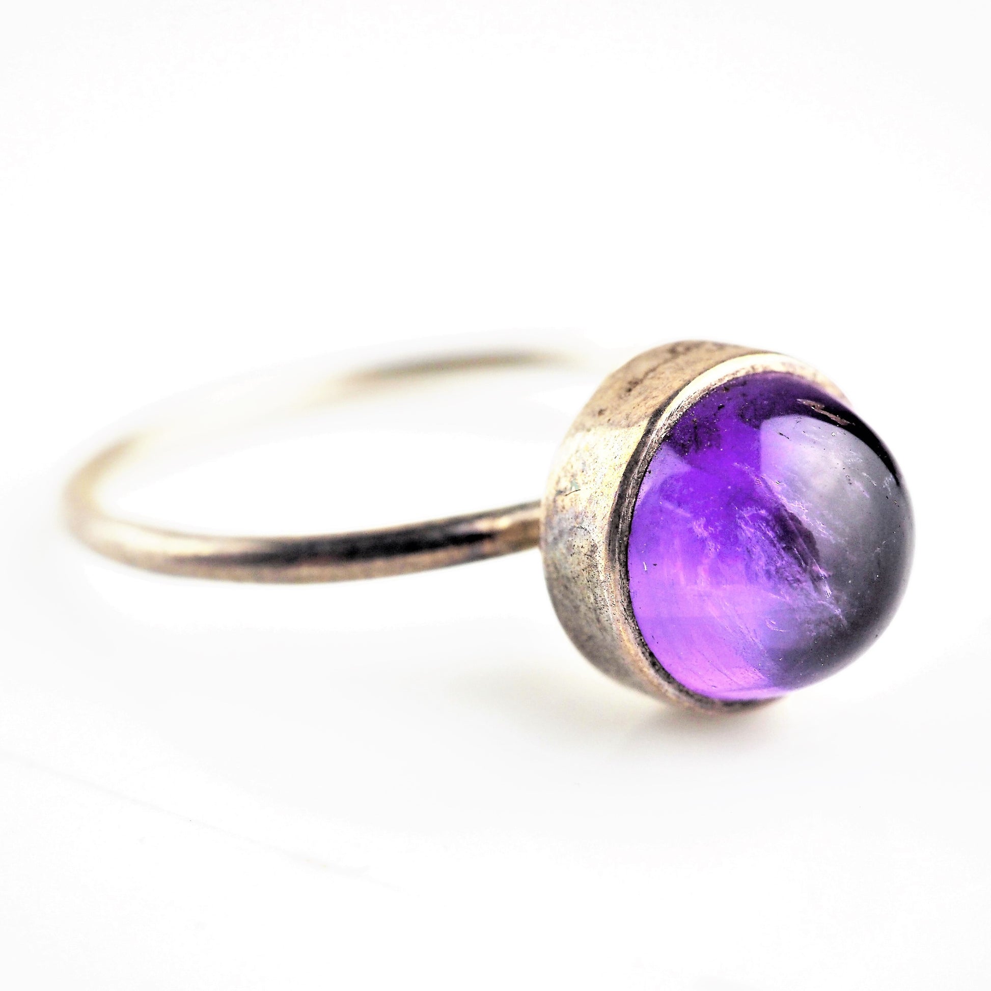 Ramshaw, Wendy – Gold Amethyst Enamel Three Ring Set | Wendy Ramshaw | Primavera Gallery