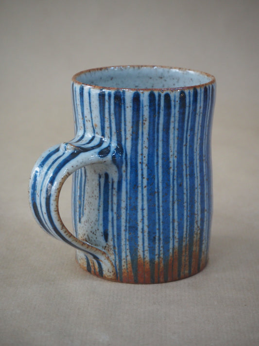 Goldsmith, Robert – Large Blue Pinstripe Mug