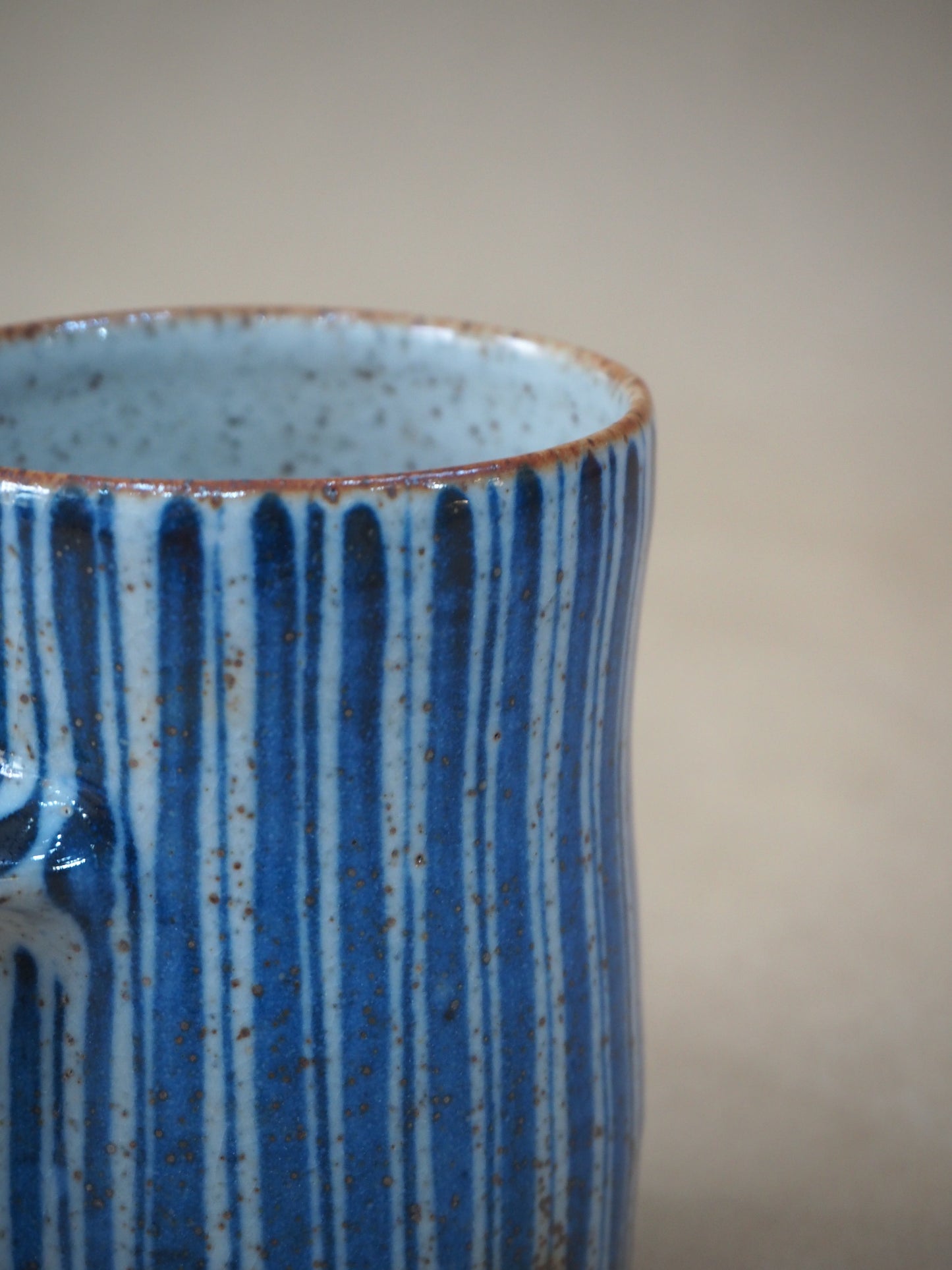 Goldsmith, Robert – Large Blue Pinstripe Mug