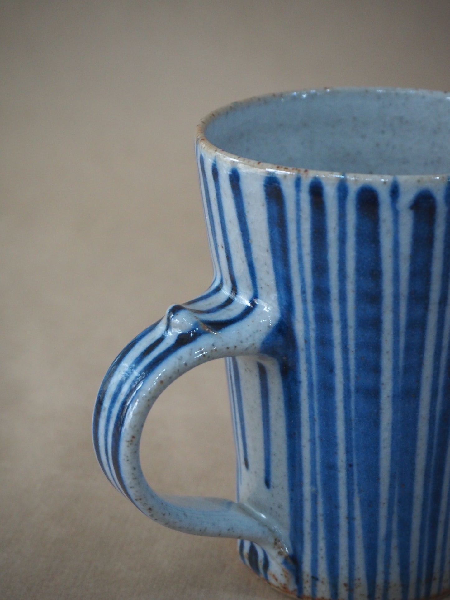 Goldsmith, Robert – Tall Blue Pinstripe Mug