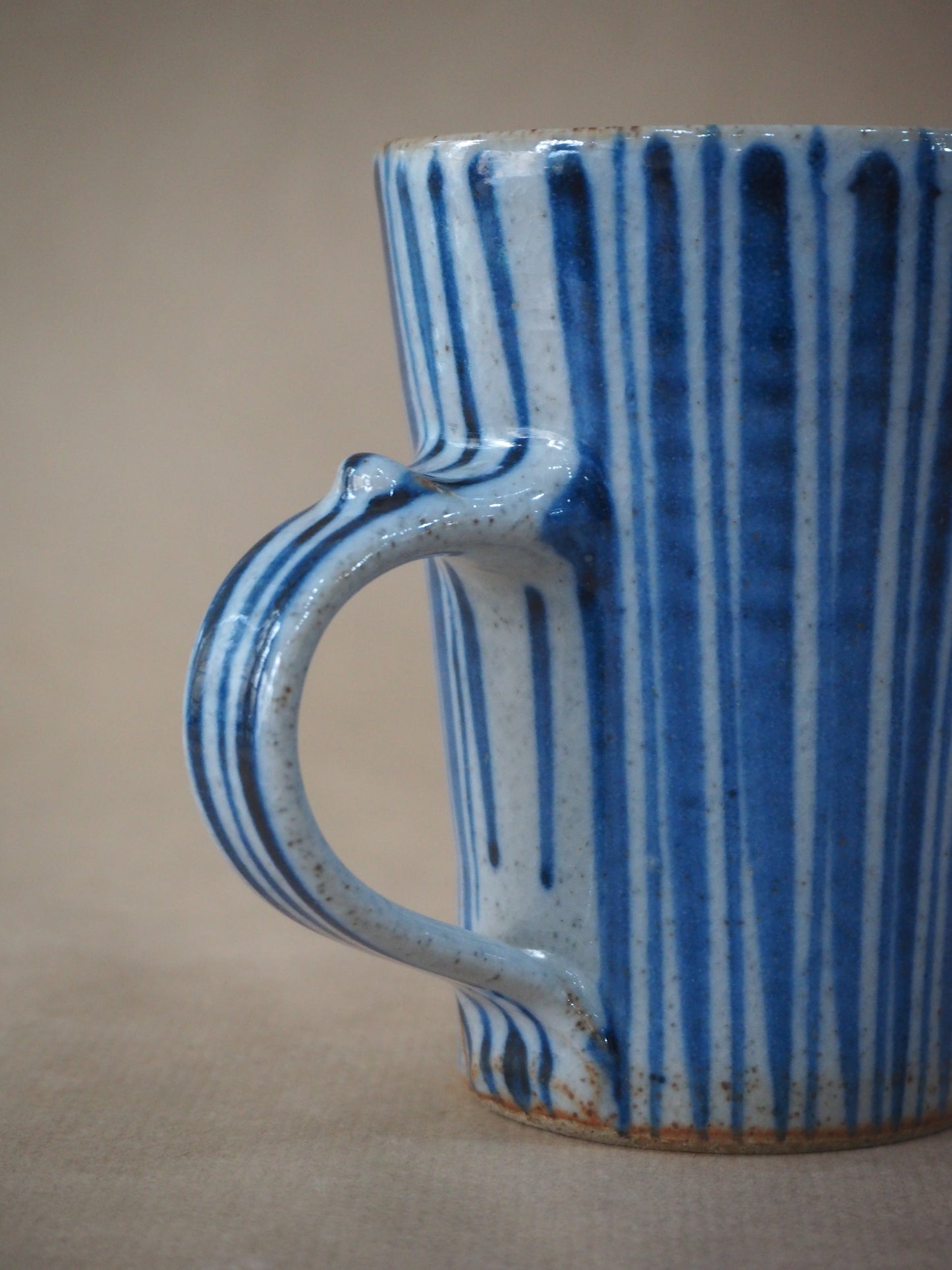 Goldsmith, Robert – Tall Blue Pinstripe Mug