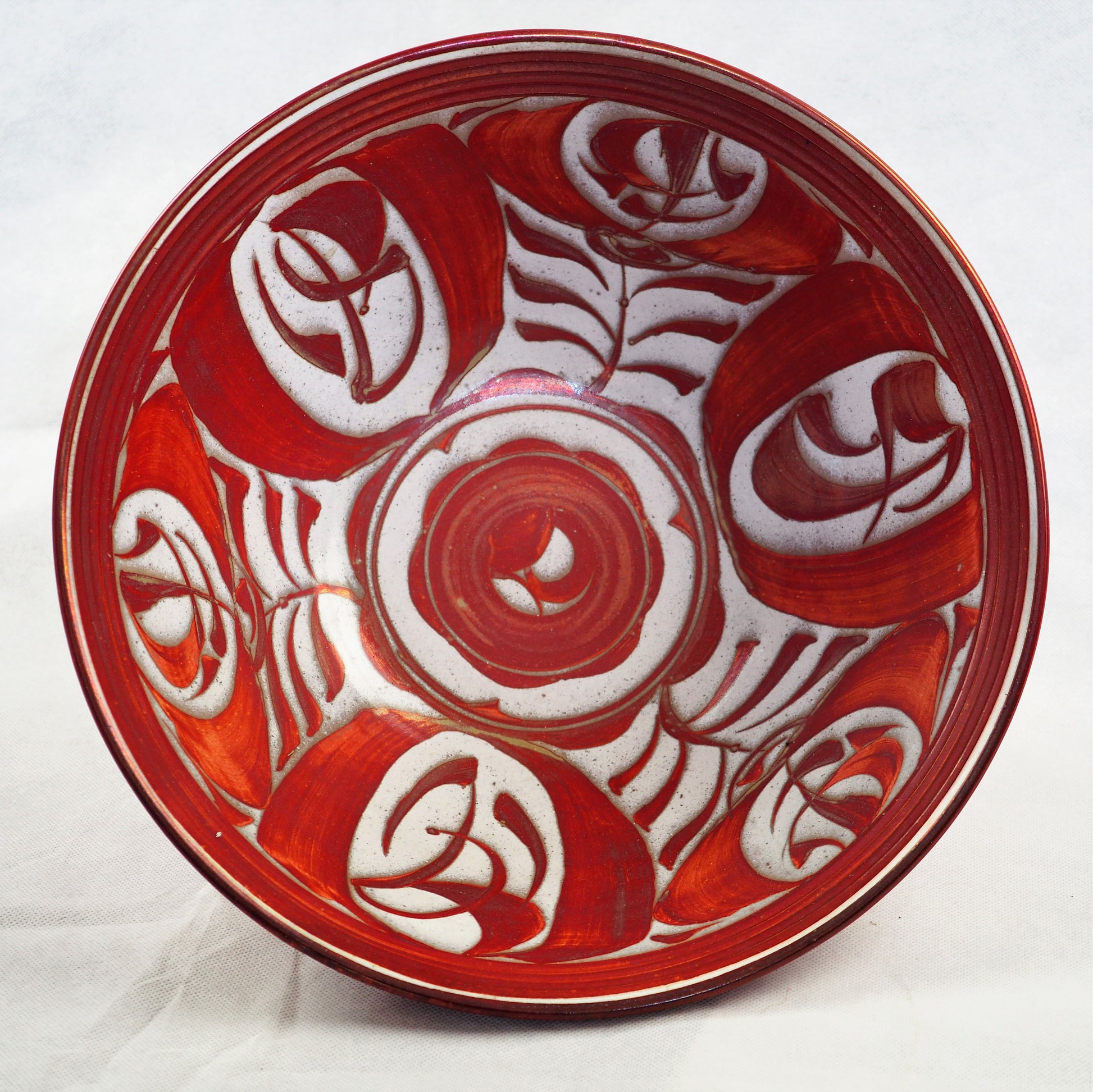 Caiger-Smith, Alan – Lustreware Handpainted Bowl | Alan Caiger-Smith | Primavera Gallery