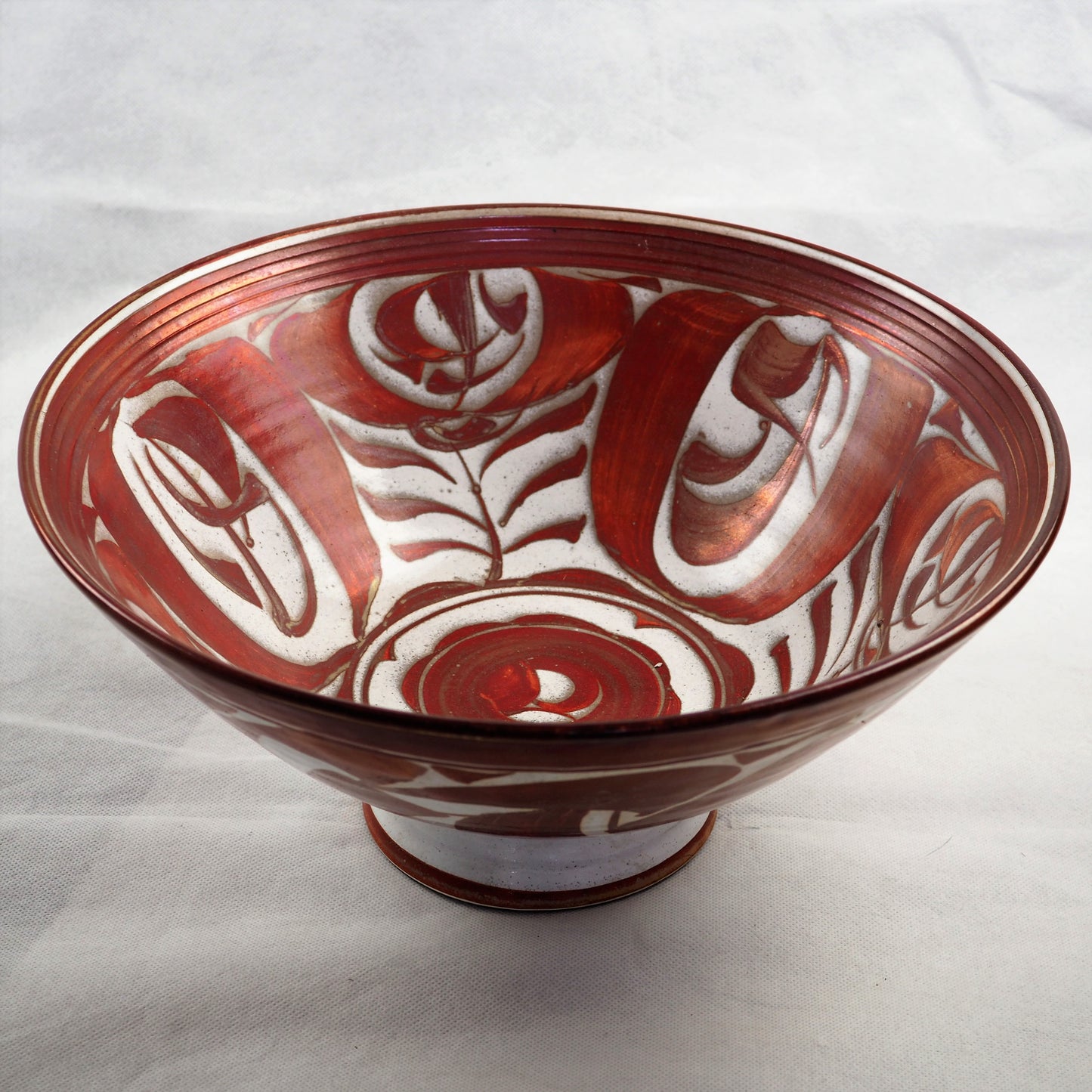 Caiger-Smith, Alan – Lustreware Handpainted Bowl | Alan Caiger-Smith | Primavera Gallery
