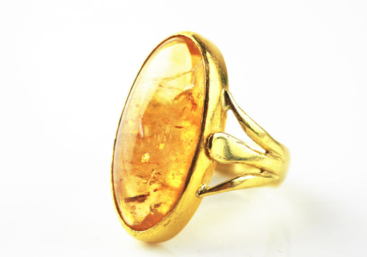 Harris, Charmian – Amber Gold Ring | Charmian Harris | Primavera Gallery