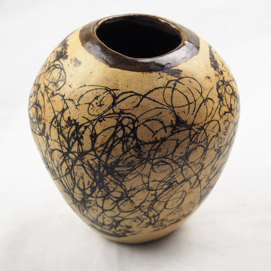 Lane, David - Ceramic Pot With Sgraffito | David Lane | Primavera Gallery