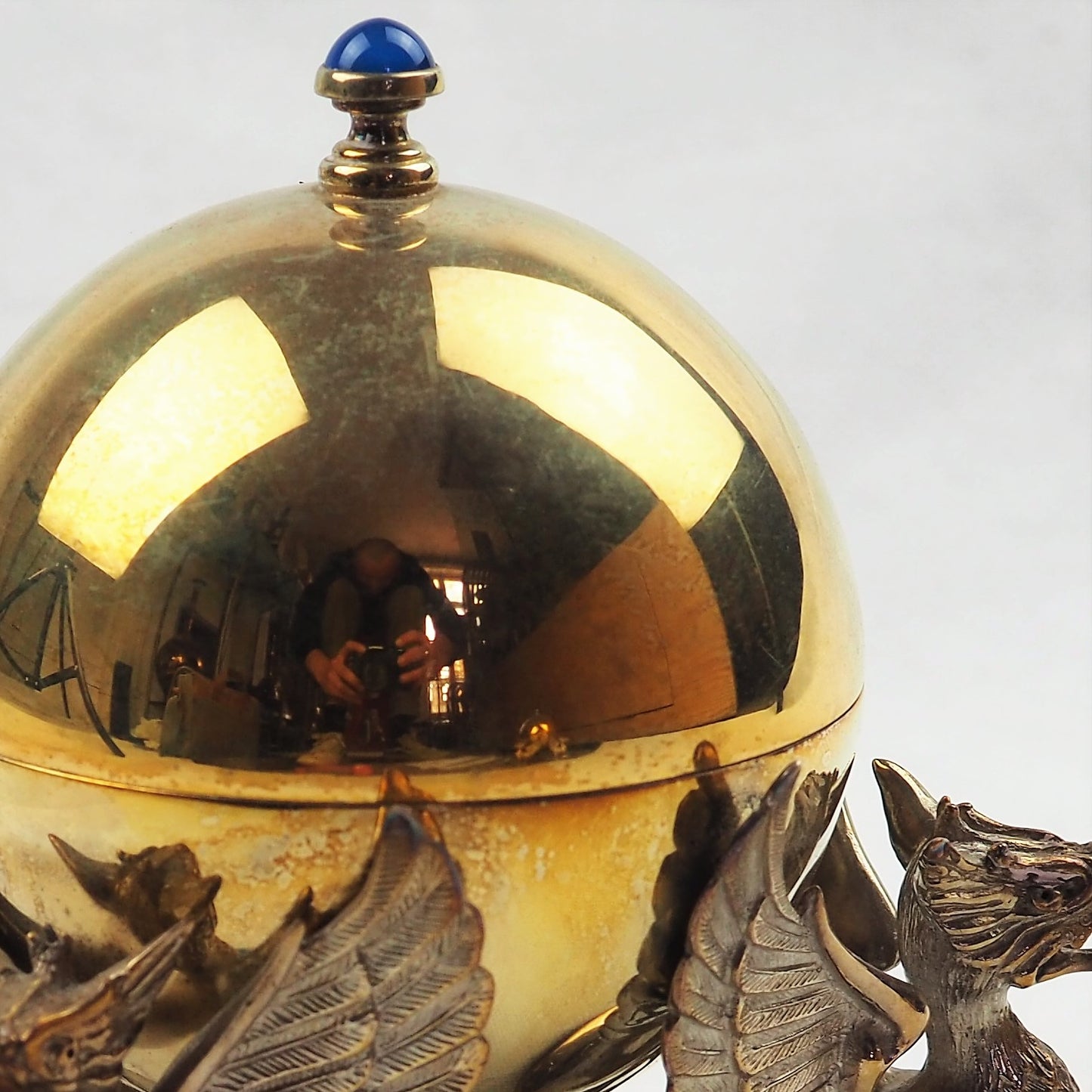 Jones, Sarah - Two Piece Gilded Silver Lidded Ornaments | Sarah Jones | Primavera Gallery