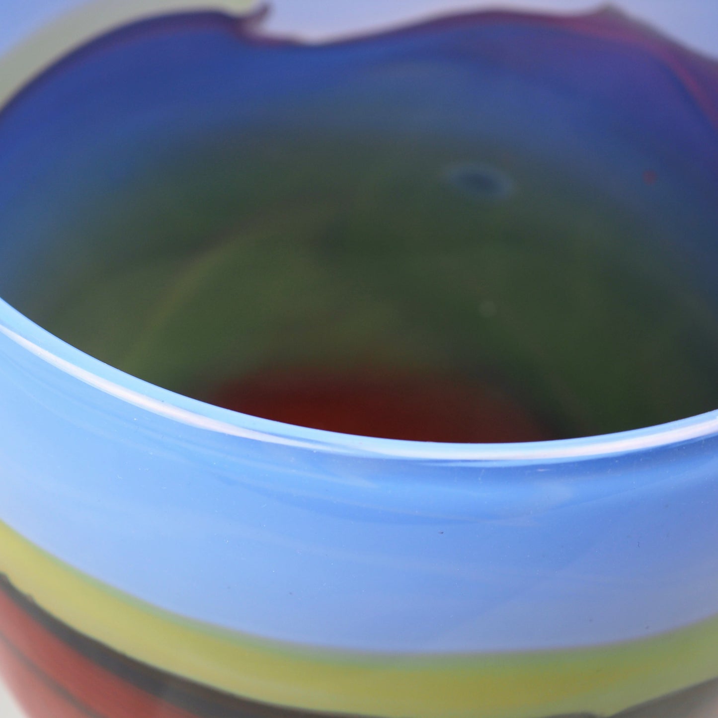 Layton, Peter – Blue And Red Glass Vessel | Peter Layton | Primavera Gallery