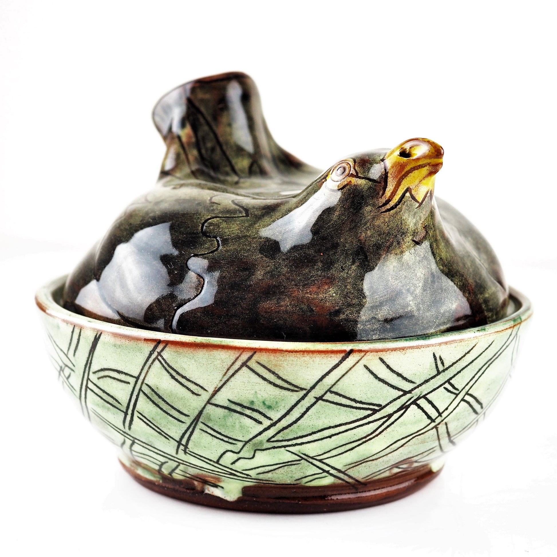 Hale, Jennie – 'Blackbird' Lidded Bowl | Jennie Hale | Primavera Gallery