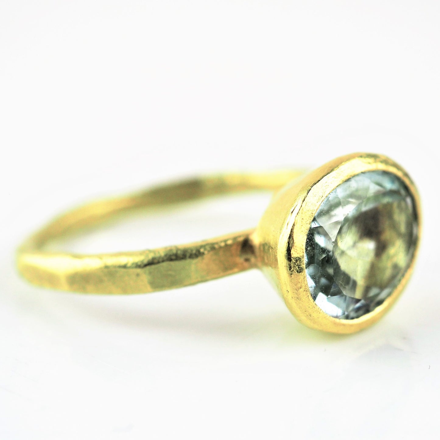 Allsopp, Disa – Yellow Gold Aquamarine Ring | Disa Allsopp | Primavera Gallery
