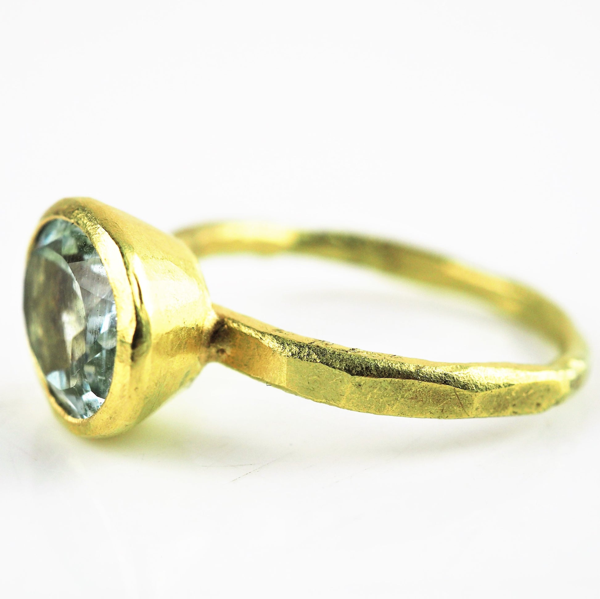 Allsopp, Disa – Yellow Gold Aquamarine Ring | Disa Allsopp | Primavera Gallery