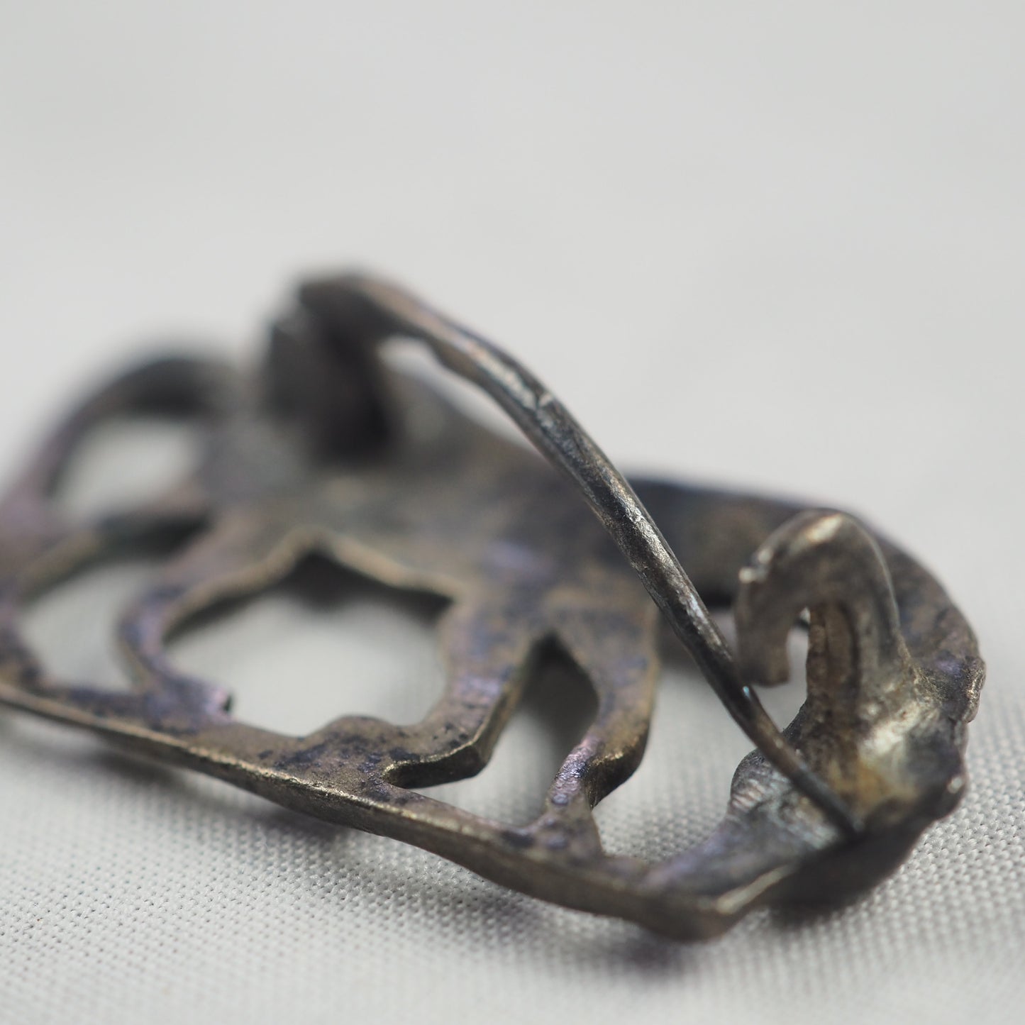 Roman Silver Horse Brooch