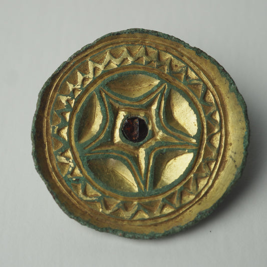 Anglo-Saxon - Gilded Brooch