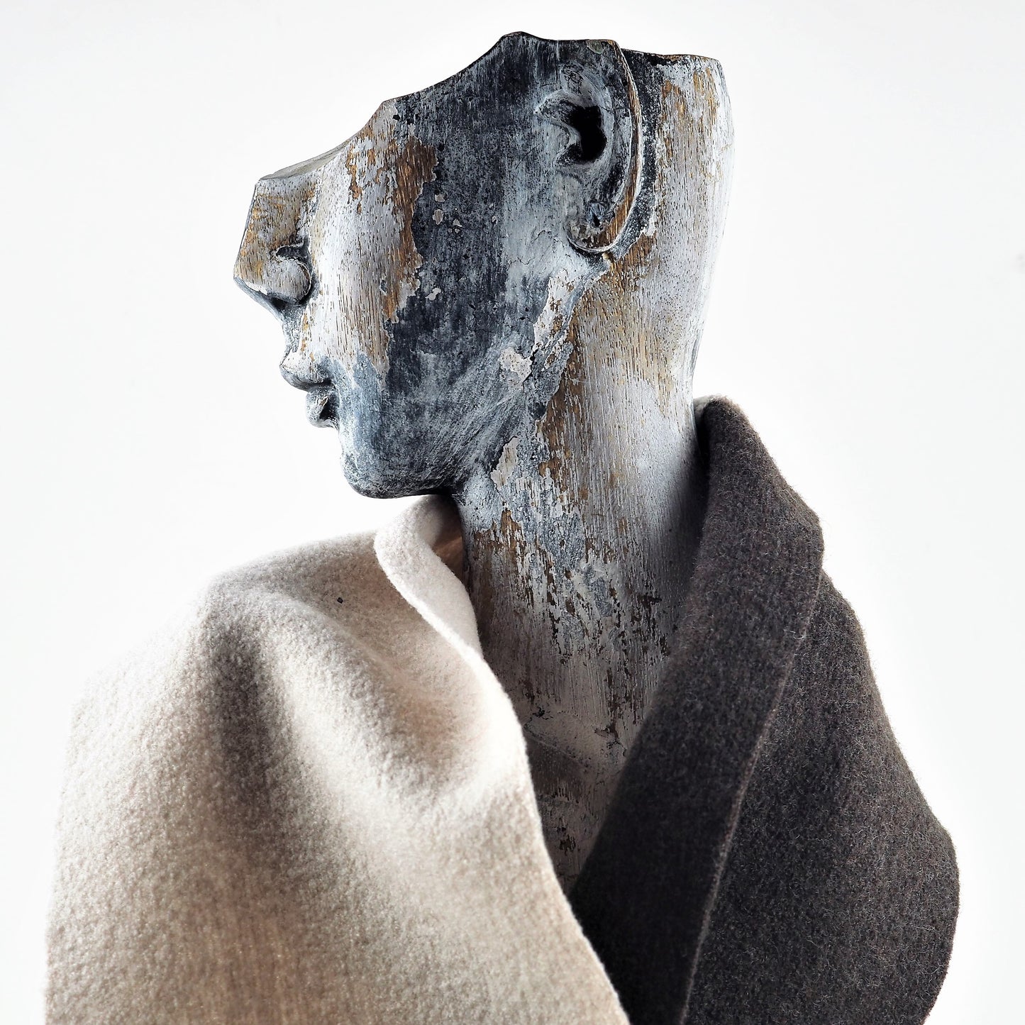 Hardy, Sandra – Brown and Cream Scarf | Sandra Hardy | Primavera Gallery