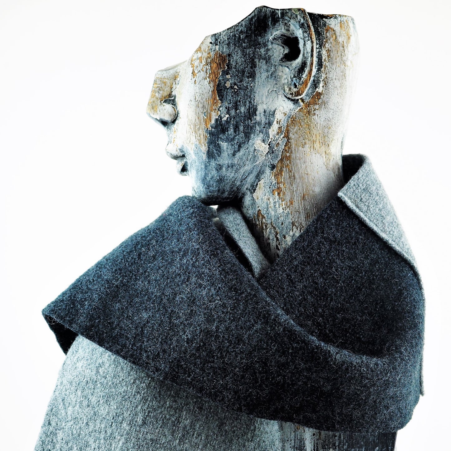 Hardy, Sandra – Grey and Black Scarf | Sandra Hardy | Primavera Gallery