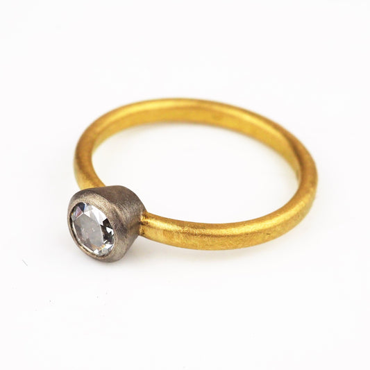 Harris, Natalie - White and Yellow Gold Ring | Natalie Harris | Primavera Gallery