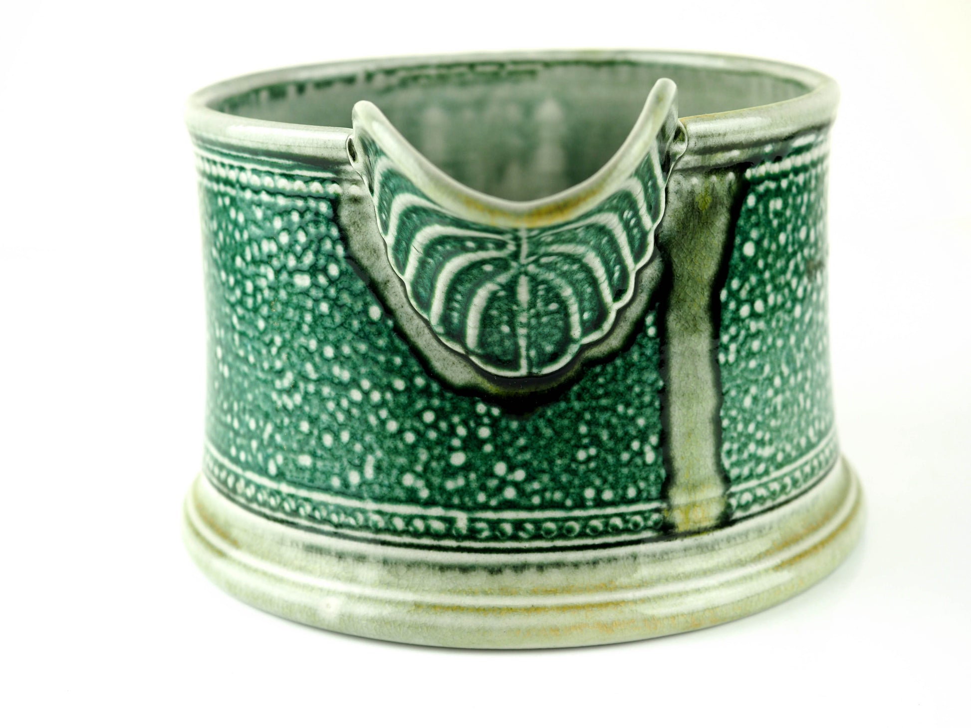 Harrison, Steve – Green Salt Glaze Jug | Steve Harrison | Primavera Gallery