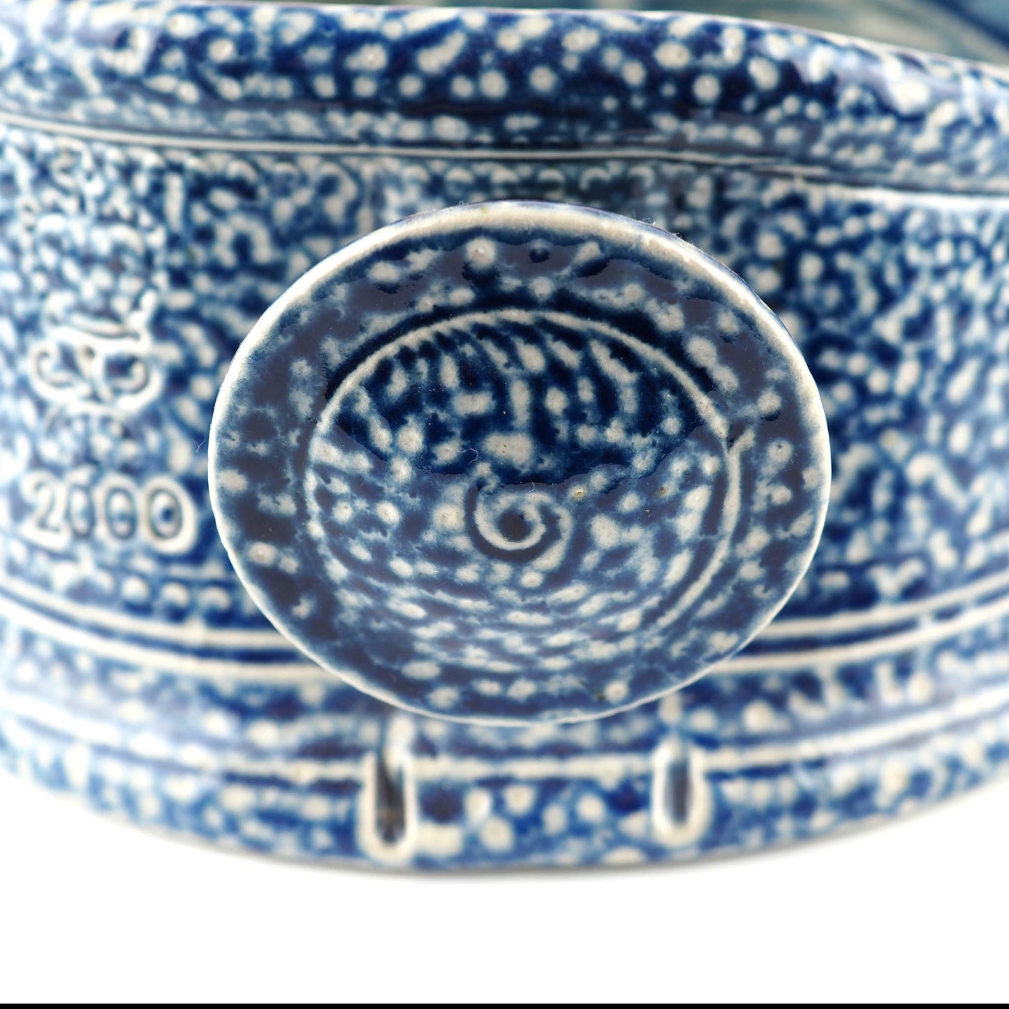 Harrison, Steve – Blue Salt Glaze Decorative Dish | Steve Harrison | Primavera Gallery