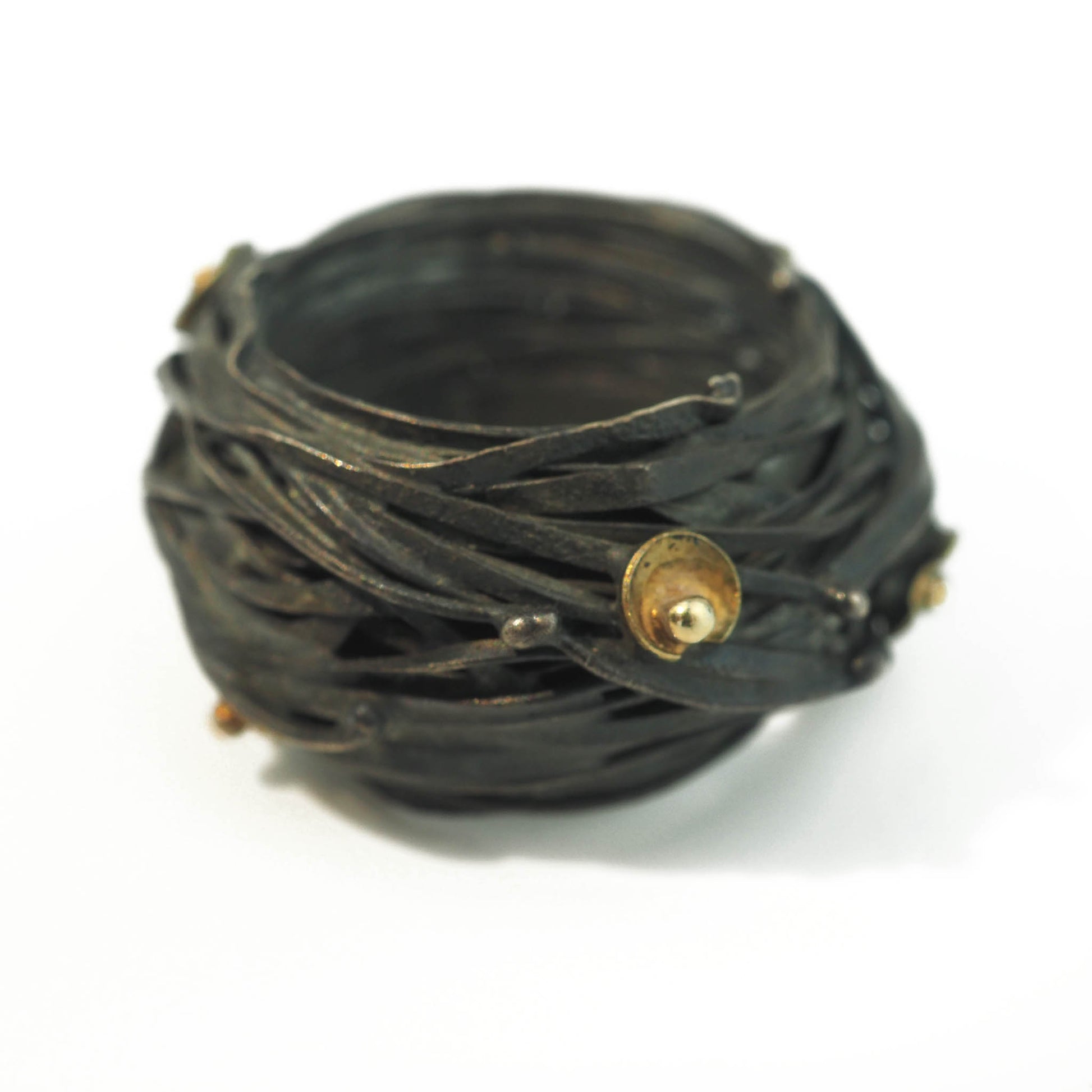 Carlow, Shimara – Oxidised Wrap Ring | Shimara Carlow | Primavera Gallery
